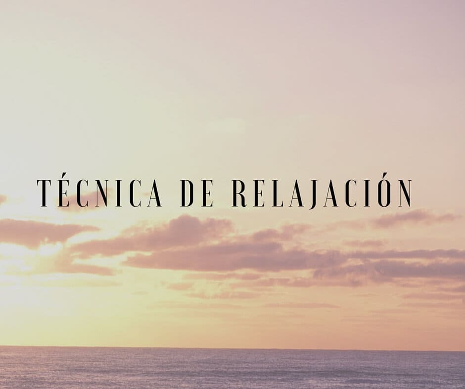 Técnica de Relajación
